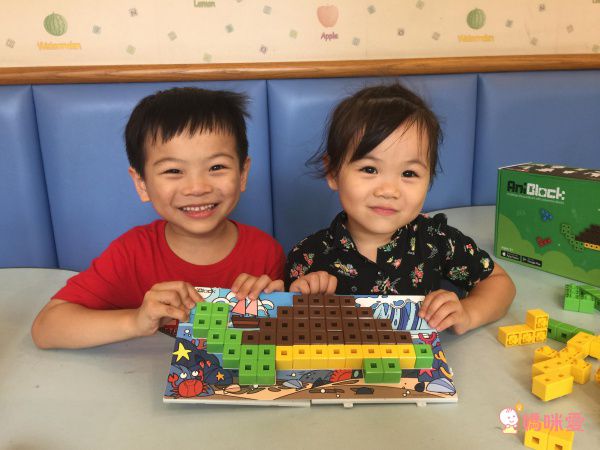 互動型益智積木❤【韓國AniBlock AR積木】❤結合俄羅斯方塊＋七巧板＋AR技術☞孩子越玩越聰明