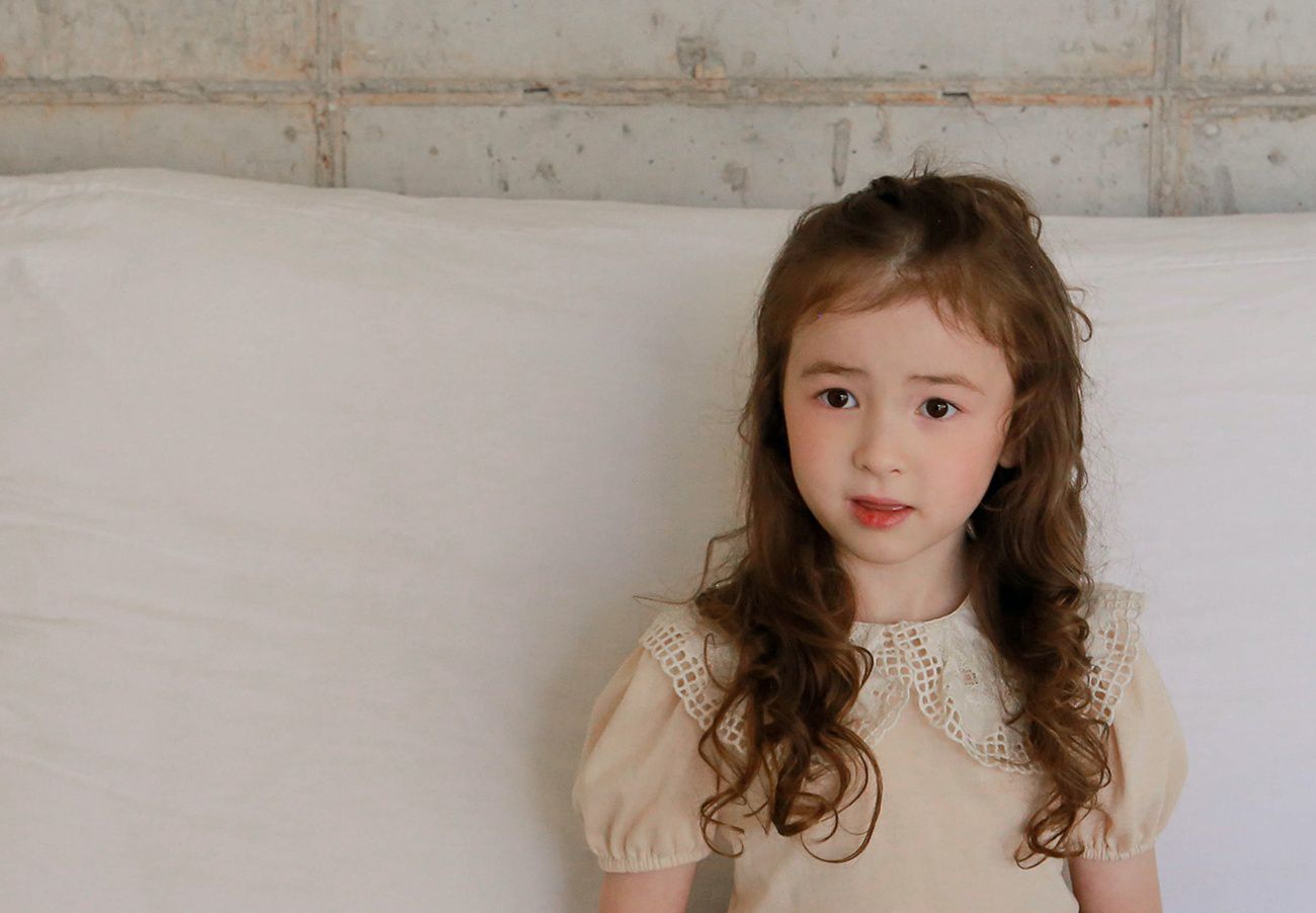 韓國 PuellaFLO - 滾邊刺繡花花髮飾/髮夾3入