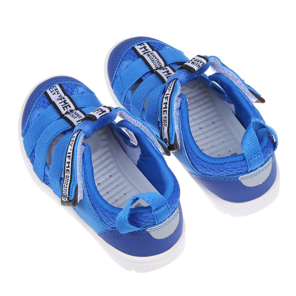 日本IFME - 元氣寶藍兒童機能水涼鞋-寶藍色