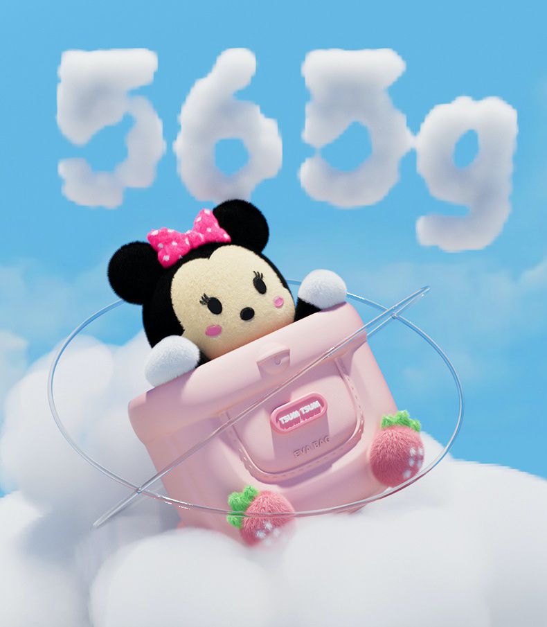 卡通絨毛玩偶減壓式後背包-卡通人物-熊抱哥 (31.5x24x16cm)-適合3歲以上