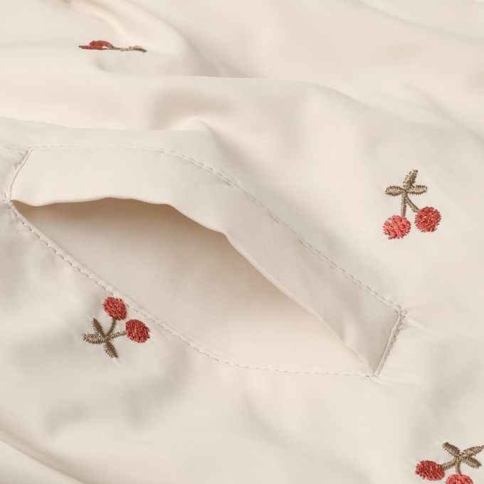 akachan honpo - 趣味夾克-滿版刺繡-象牙白色