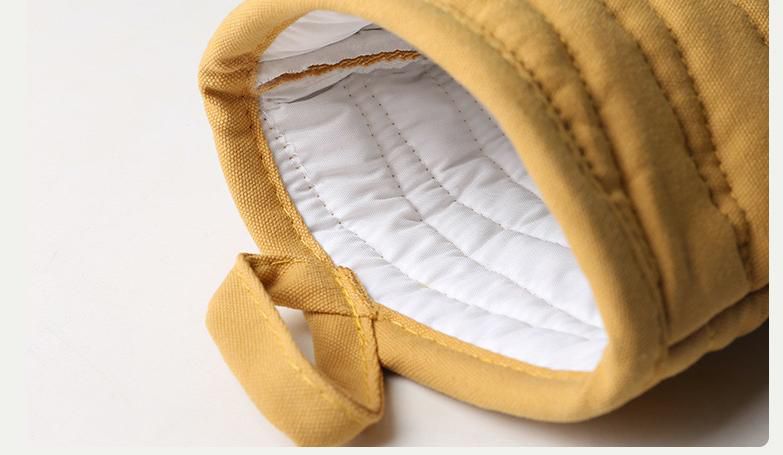 北歐風隔熱手套-墨綠色-單入