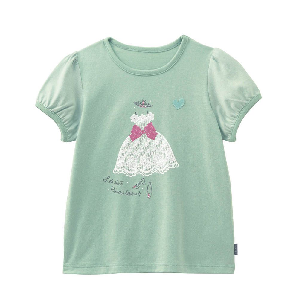 GITA 天竺棉泡泡袖上衣-禮服-薄荷綠