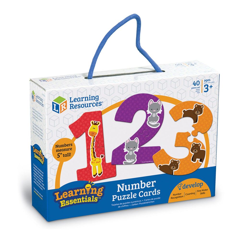 美國 Learning Resources - 益智教具-數字拼圖
