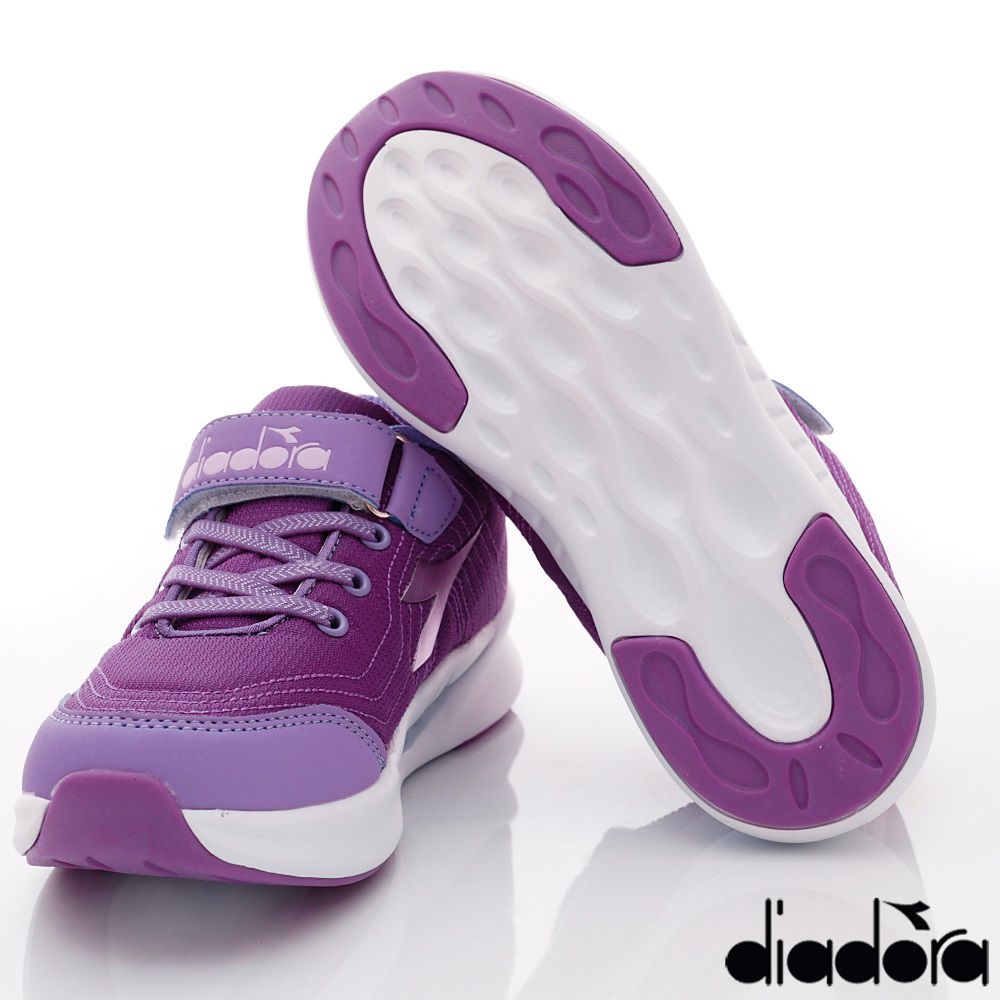 DIADORA - 春夏新品義式競速運動簡約鞋款(大童段)-紫