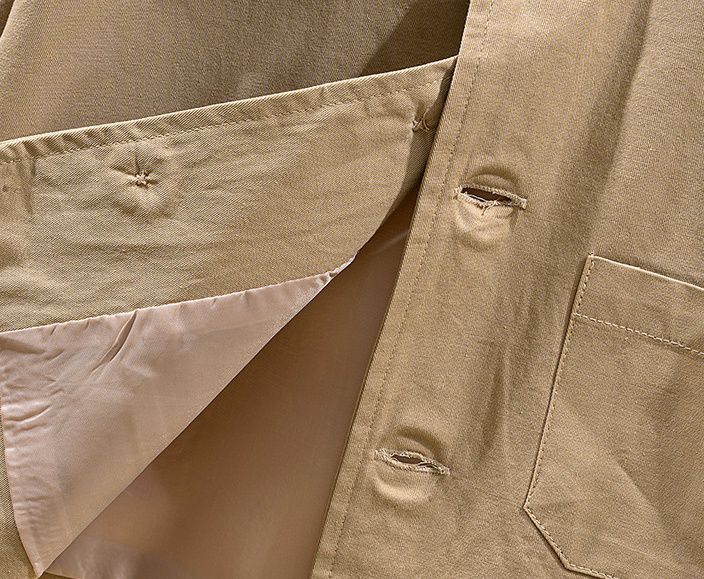 WELLKIDS - 時尚翻領休閒風衣外套-深藍色