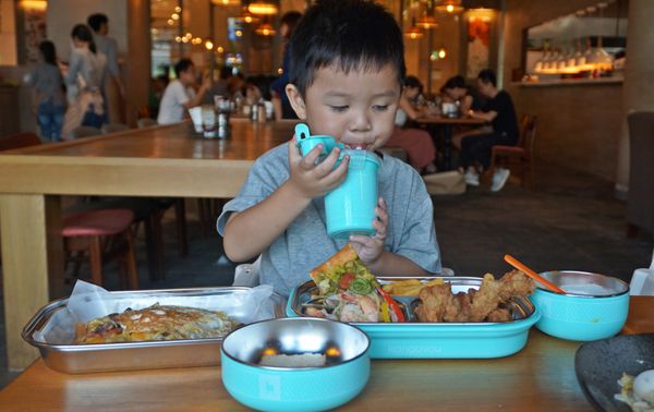 美國Kangovou 小袋鼠不鏽鋼安全兒童餐具