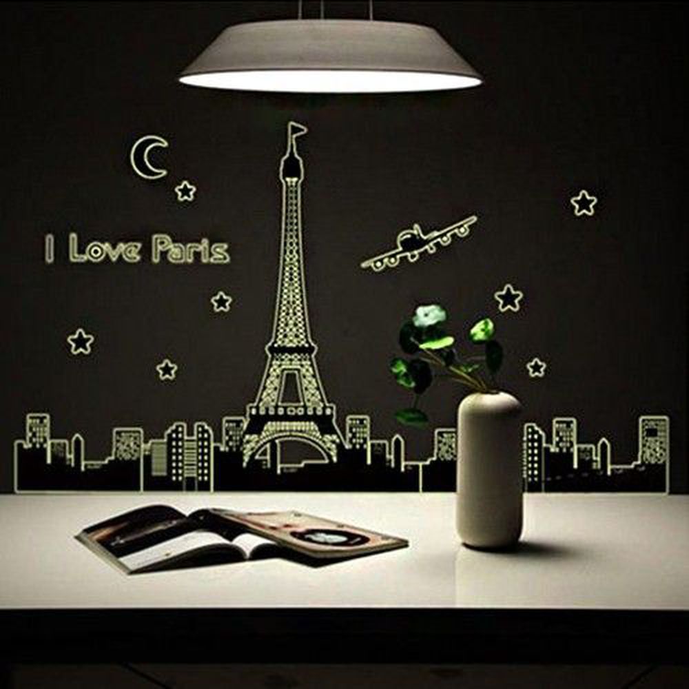 JB Design - 時尚壁貼-夜光巴黎 (60cm*90cm)