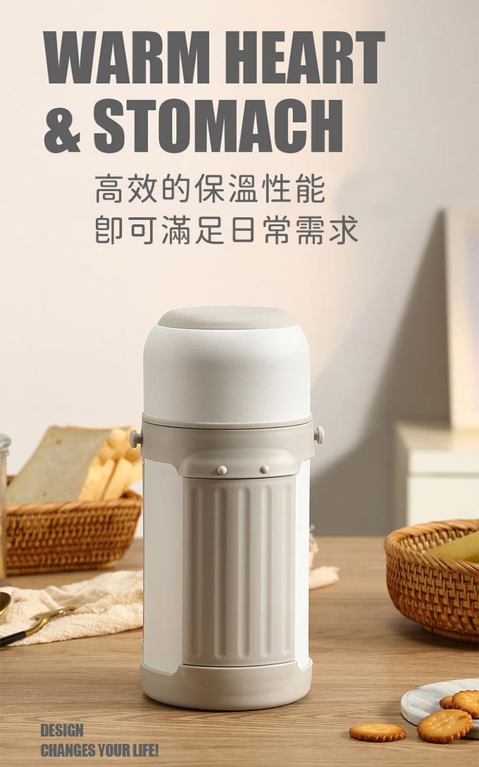 日本 FOREVER - 可攜帶戶外用不鏽鋼保溫壺1.0L