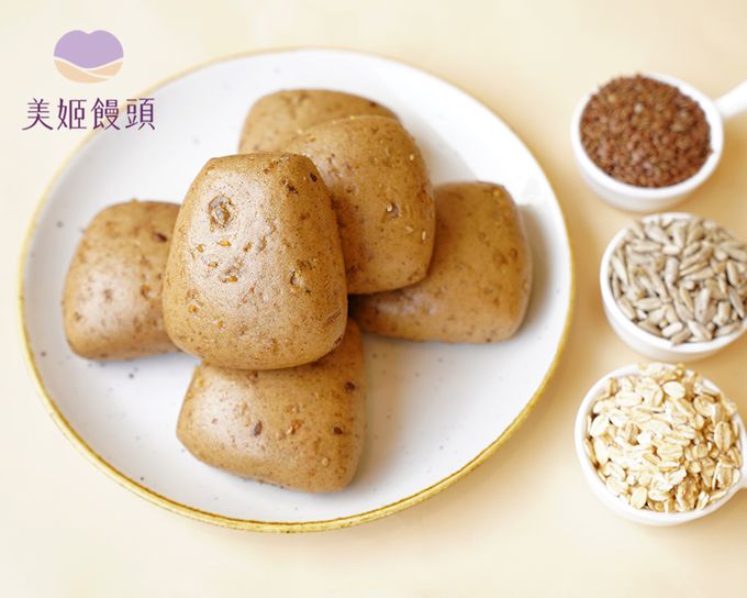 美姬饅頭 - 黑五穀雜糧饅頭-35g*6顆