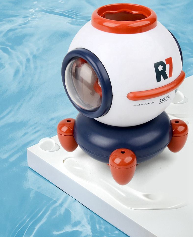 IngBaby - 發光旋轉噴水火箭 洗澡玩具