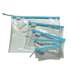理理 liil - 透透馬卡龍輕便袋-XS+S+M+L+XL-汽水藍 (5入組)