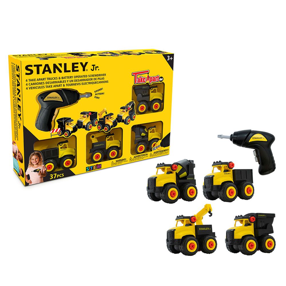 STANLEY Jr. - 組裝工程車-電動工具套組