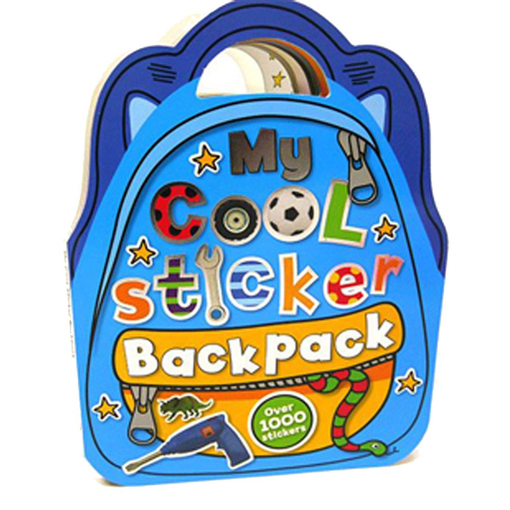 1000張貼紙書-我的酷炫貼紙背包-平裝