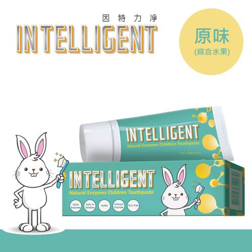 兒童酵素牙膏(0歲以上，無氟，可吞食)-原味(綜合水果)-40g