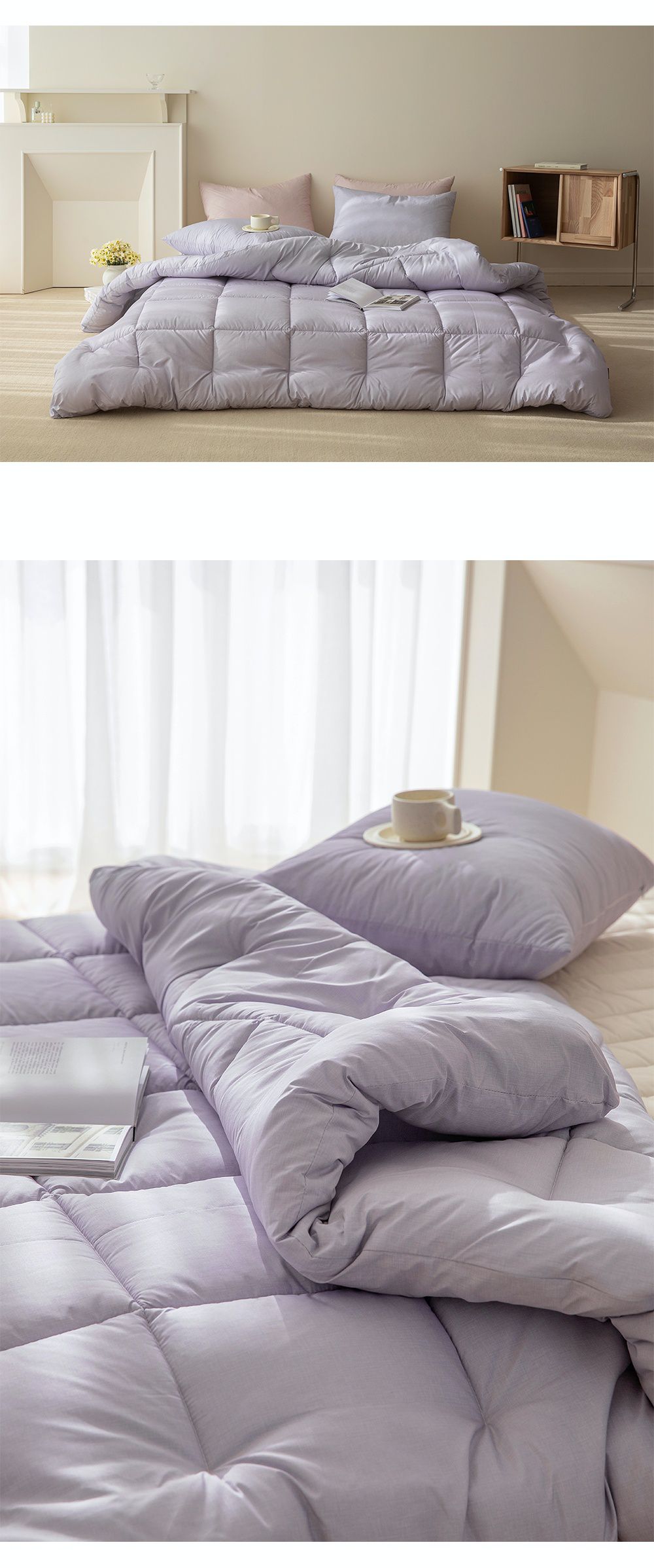 韓國 Maatila - 可水洗M2全方位抗菌防蟎四季被-薰衣草森林