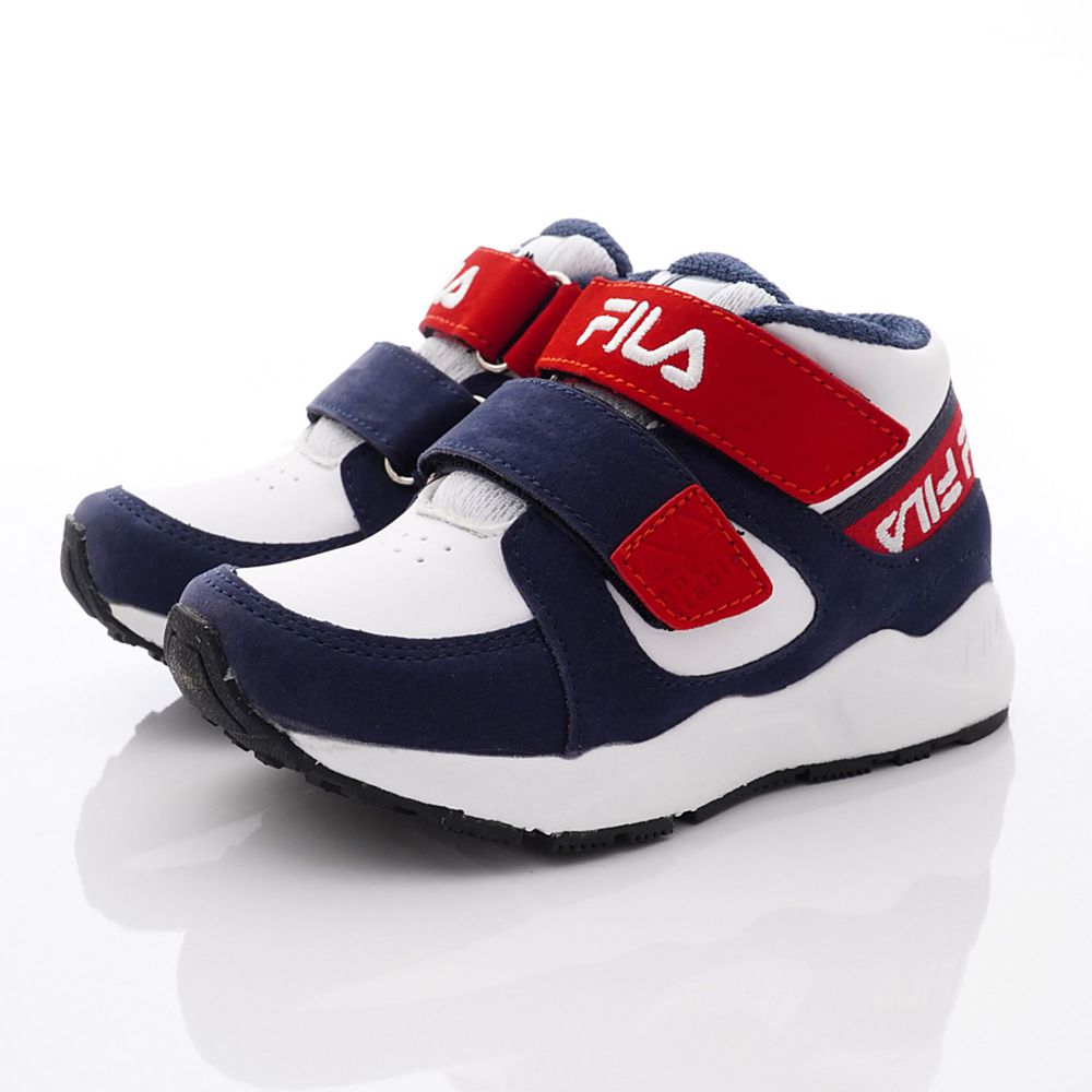 FILA - 機能童鞋-全方位穩定機能護踝款(中大童段)-藍白紅