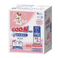 akachan honpo - GOO.Nplus大王褲型迪士尼系列肌快適-阿卡將本舖專賣品-L號48片X2串 ((適用體重9~14kg))-日本製
