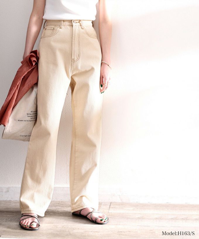 日本 Classical Elf - [熱銷NO.1]  厚磅棉混挺版美腿長褲-丹寧藍