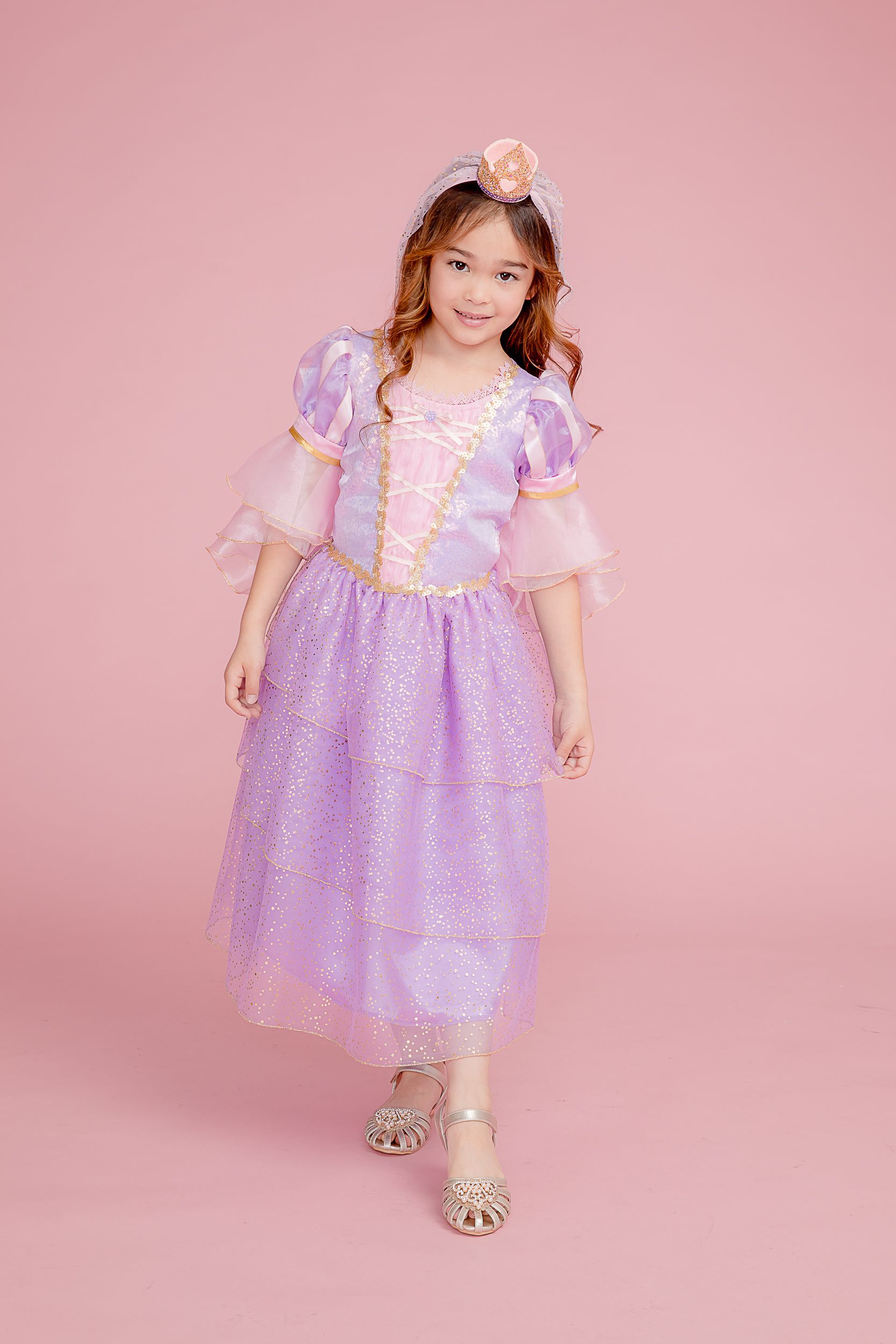 Love, Charlotte - 長髮公主裝-長裙洋裝-內含洋裝+皇冠頭箍