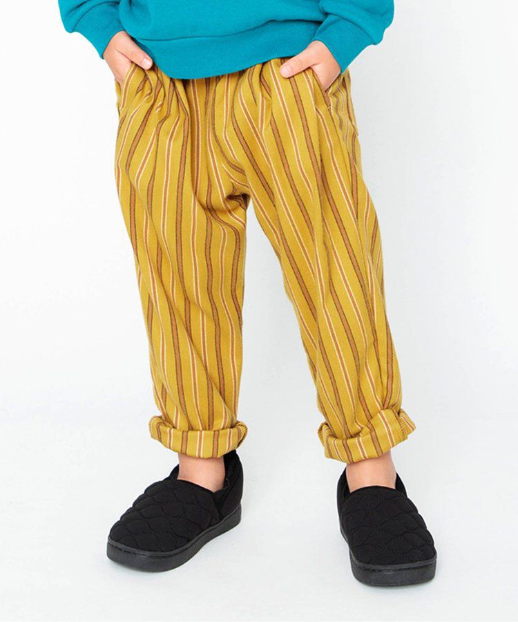 日本 BREEZE - 斜紋布保暖廚師褲-棋盤格-黑米