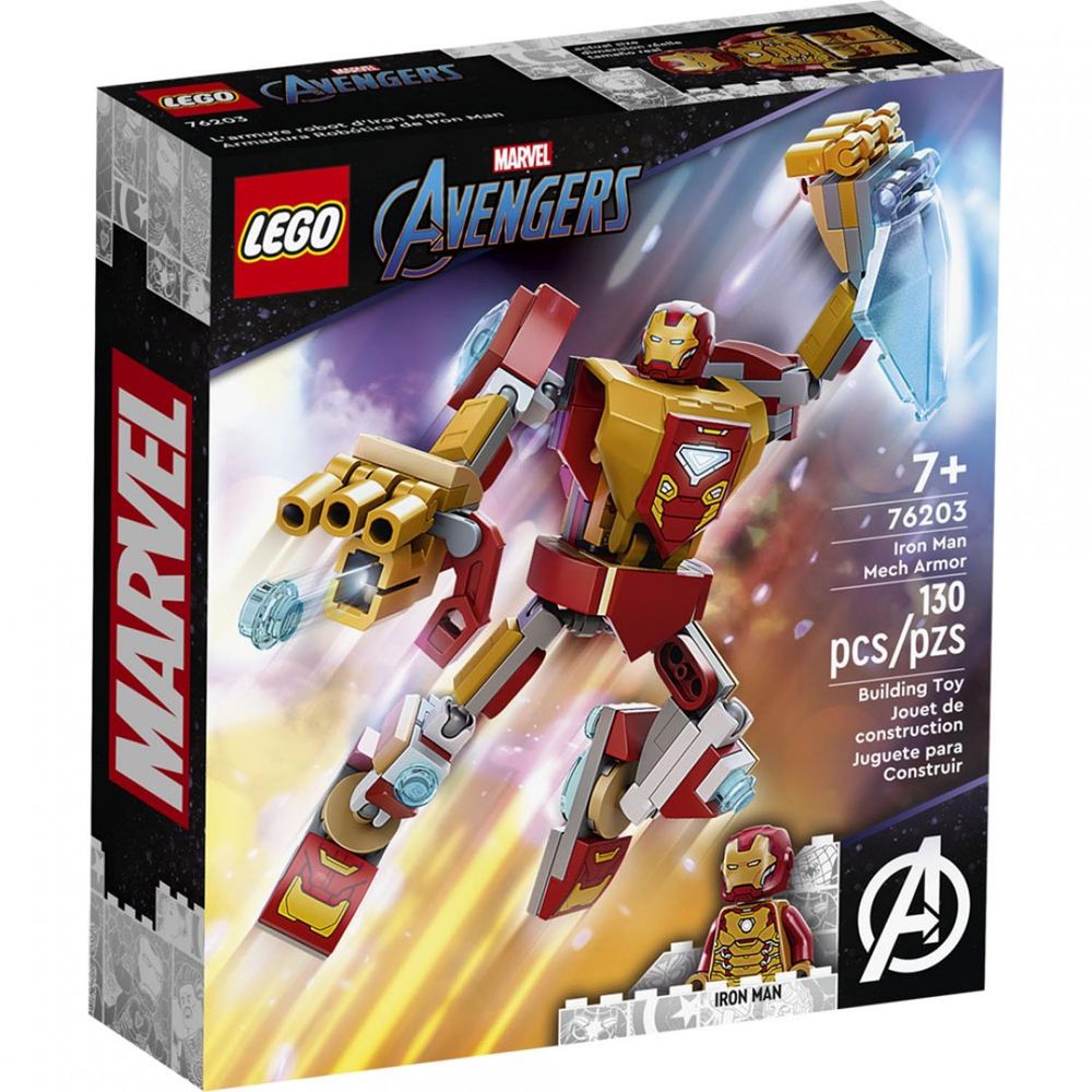 樂高積木 LEGO《 LT76203》SUPER HEROES 超級英雄系列 - Iron Man Mech Armor-130pcs