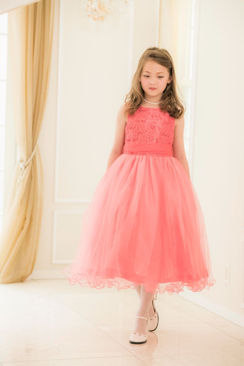 日本 Catherine Cottage - 夢幻大蝴蝶結澎澎裙洋裝/小禮服-天使白