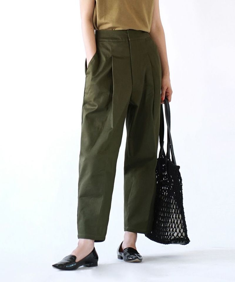 日本 zootie - 好好穿 打褶縮口西裝褲-黑