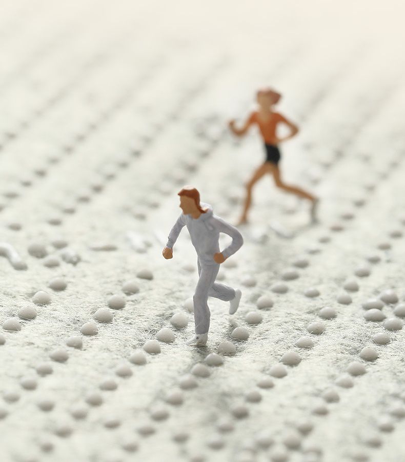 羊羔絨長條形床邊腳踏墊-小清新黃花