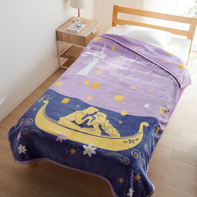 日本千趣會 - 迪士尼印花 輕量保暖毛毯/蓋毯-奇奇蒂蒂冬眠 (一般單人(140×200cm))