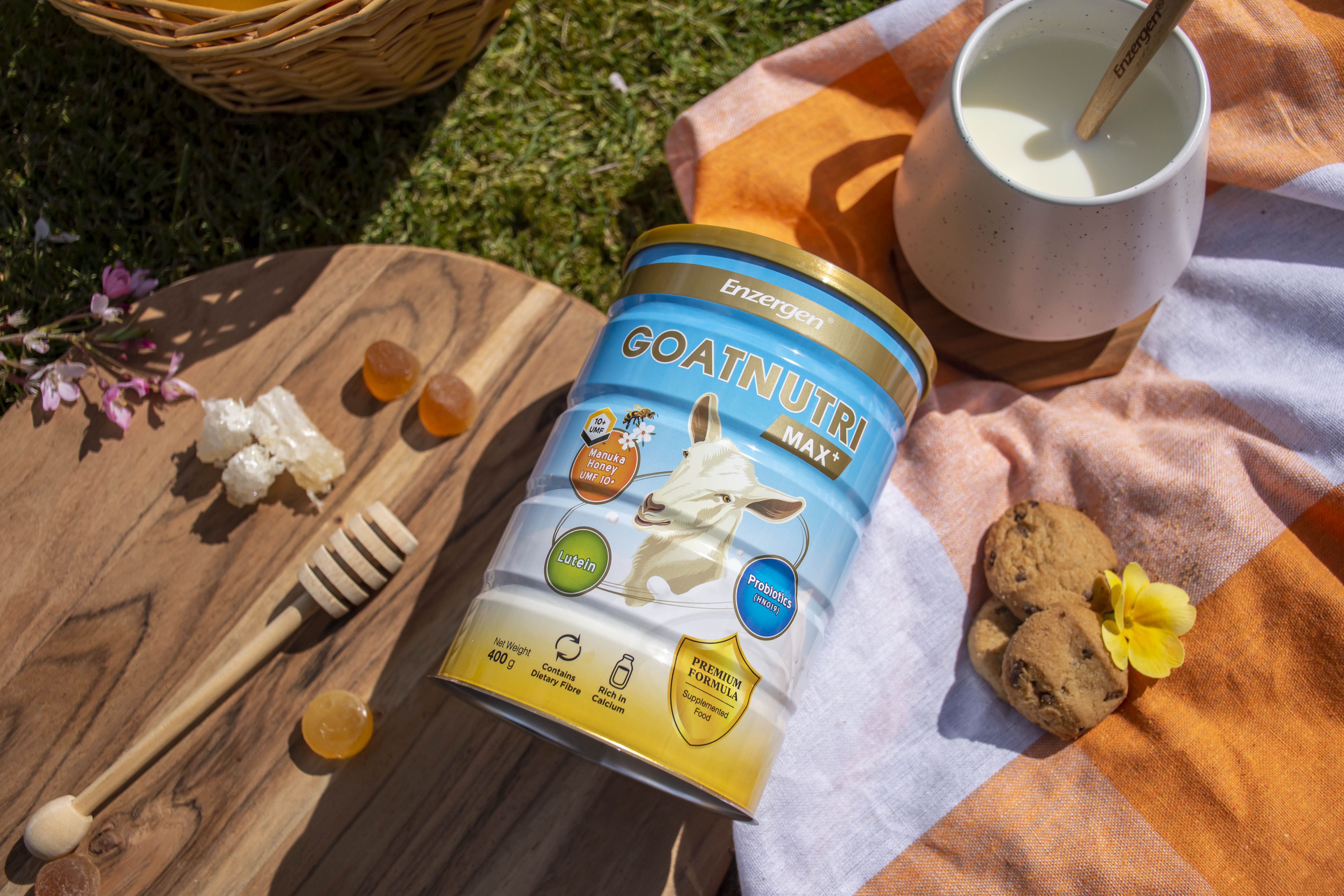 [紐西蘭] Enzergen® - 營養升級麥蘆卡蜂蜜羊奶粉-400g