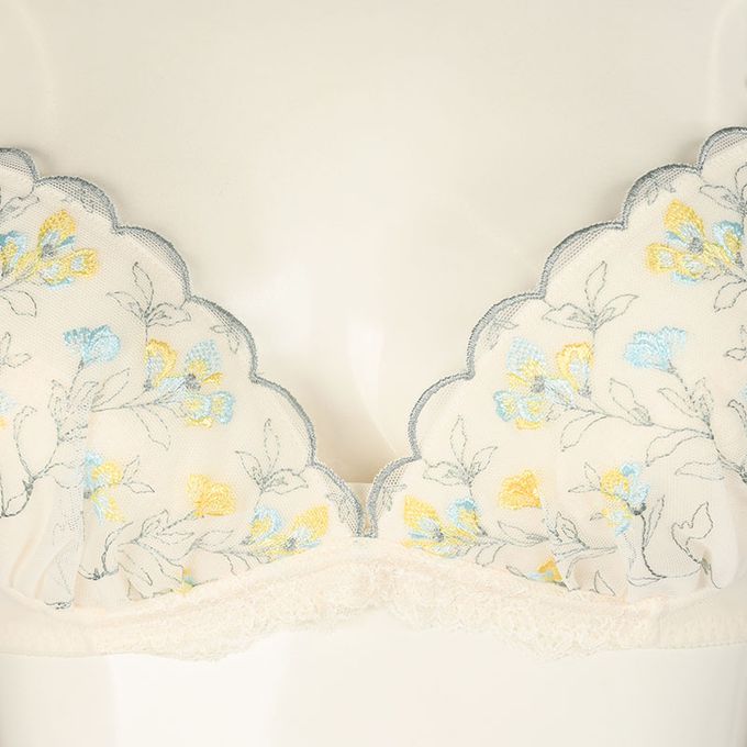 akachan honpo - 美型 無鋼圈胸罩 具哺乳功能-白色