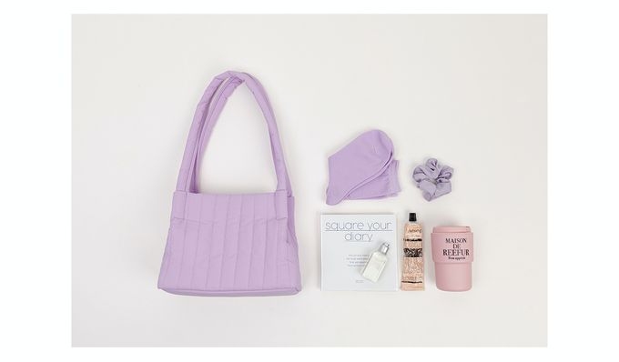 韓國 ithinkso - PUFFY雲朵輕量肩背/手提包-神秘黑 (25X20.5X12CM)