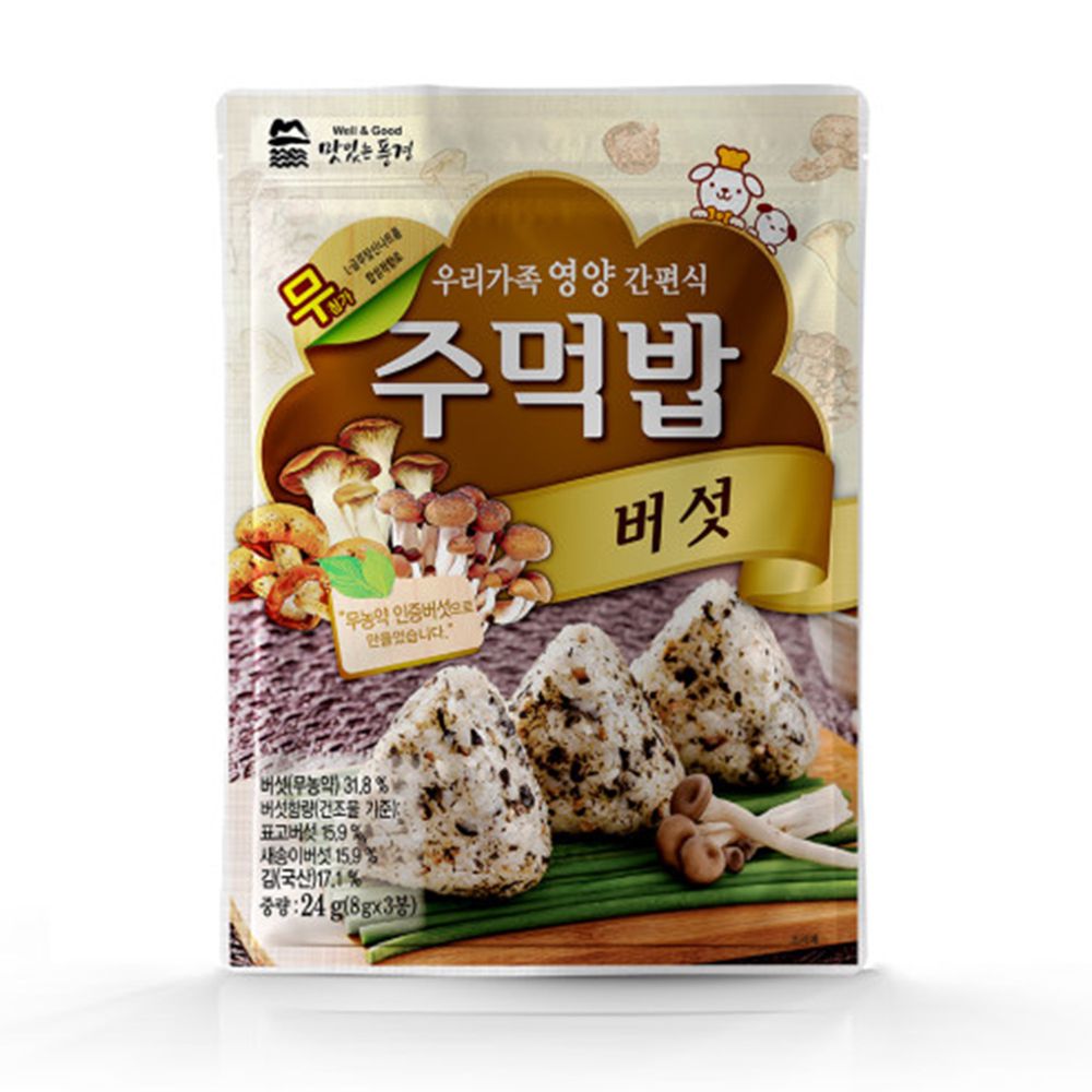 韓國美味風景 - 海苔粉-香菇口味-24g
