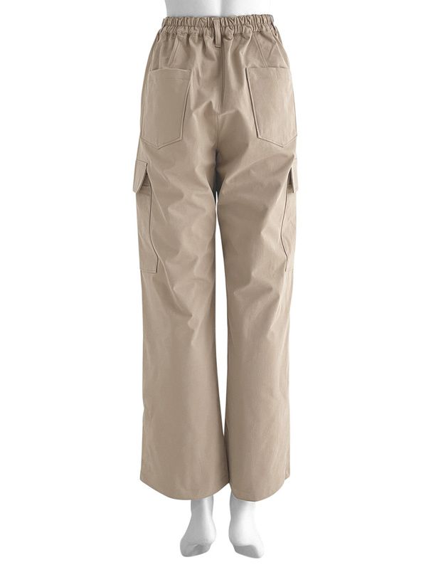 日本 GRL - 休閒百搭工裝口袋長褲-軍綠