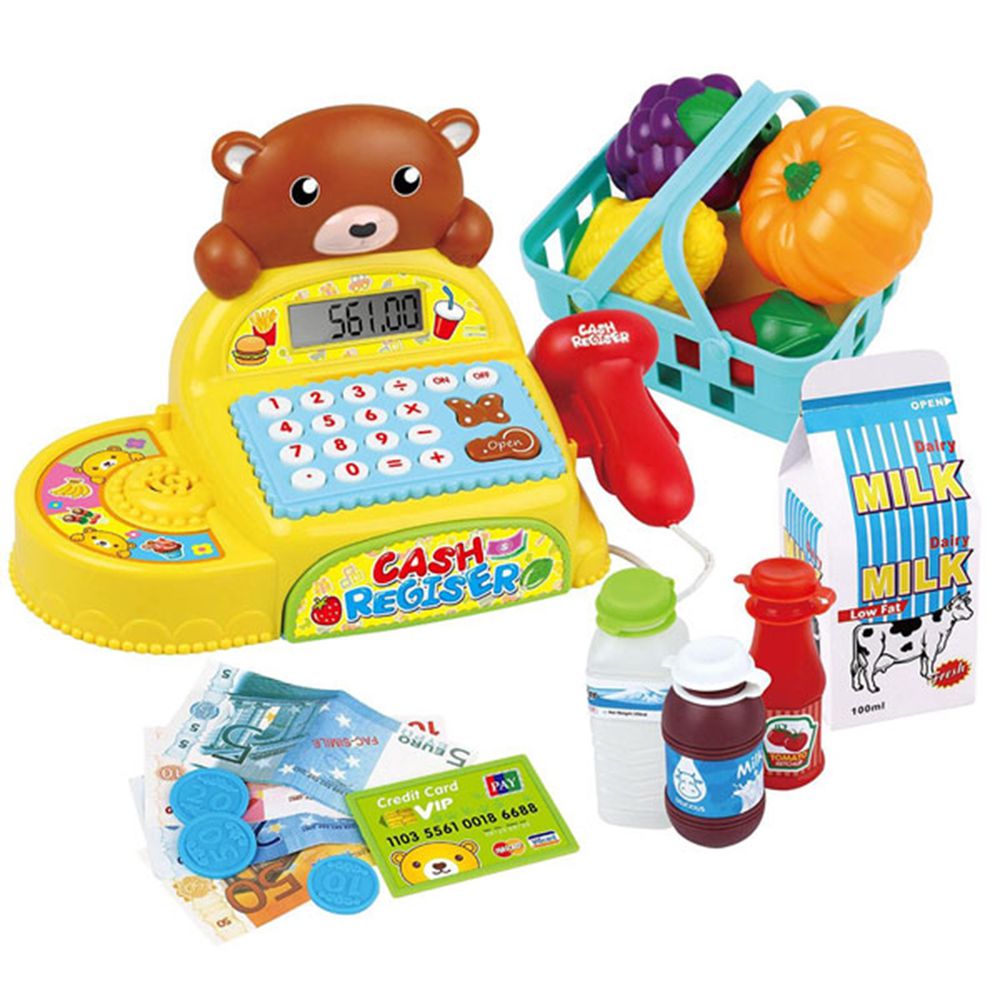 酷比樂 - 【兒童玩具】小熊電動收銀機 35561