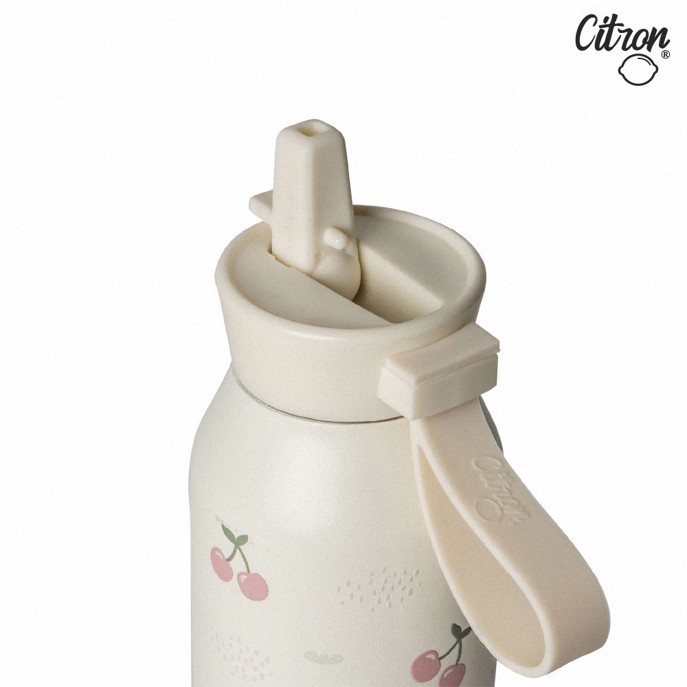 矽膠提把保溫瓶_500ml-甜美櫻桃
