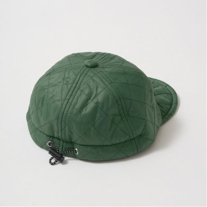 日本 b-ROOM - 學院風絎縫卡車帽(可抽繩調節)-奶茶 (54cm)