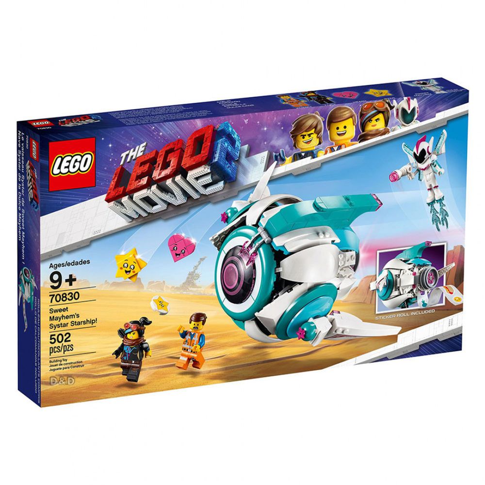 樂高 LEGO Movie 樂高玩電影系列 - Sweet Mayhem’s Systar Starship! 70830-502pcs