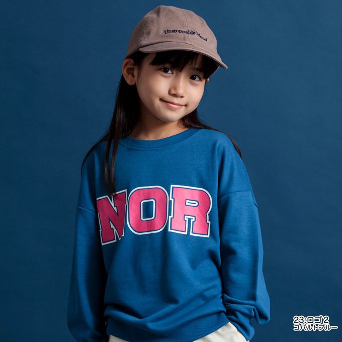 日本 BRANSHES - 裏毛舒適美式休閒上衣-THEATER-黑x藍