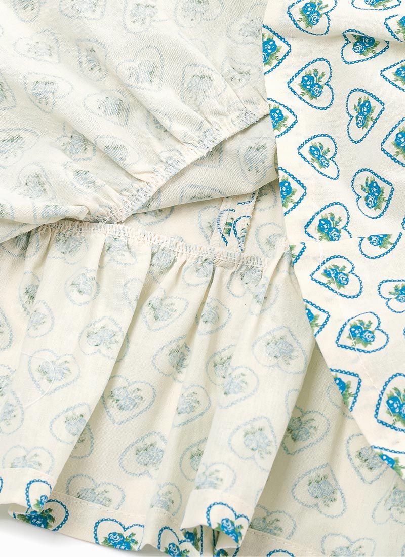 韓國 OZKIZ - (附包包)綠色愛心長袖高腰魚尾洋裝