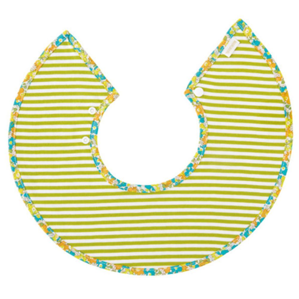 MARLMARL - 微笑圍兜兜-法國市集系列-粉黃小花 (脖圍25-28cm)