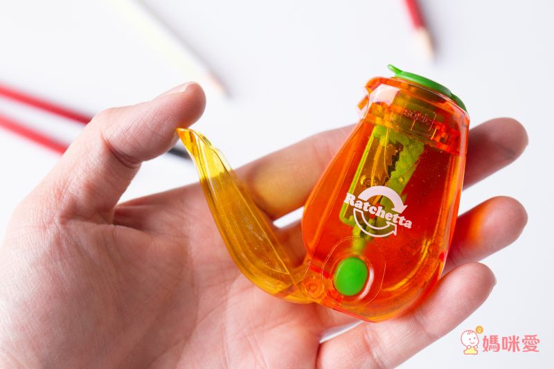 日本文具 SONIC - 左右交互旋轉削鉛筆器-完成通知款 (粉)