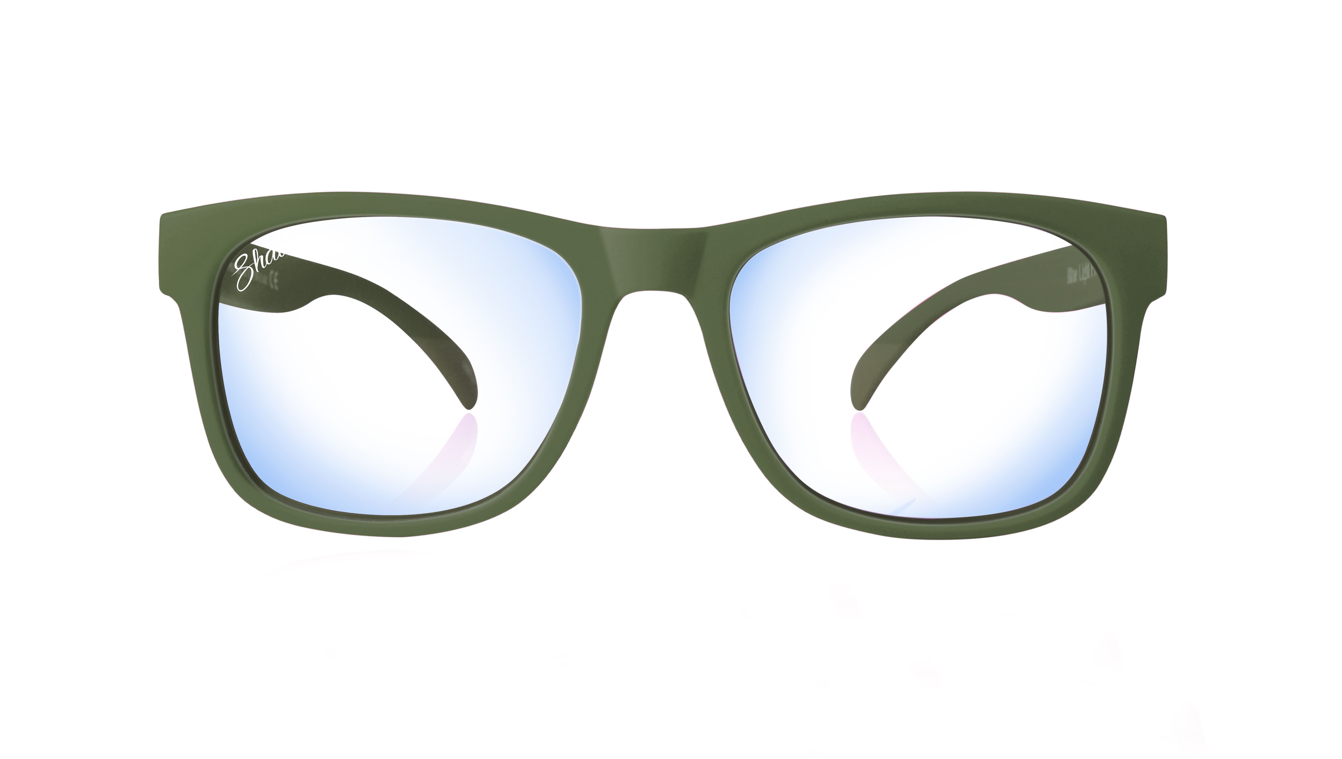 瑞士 SHADEZ - 兒童抗藍光眼鏡-墨綠色