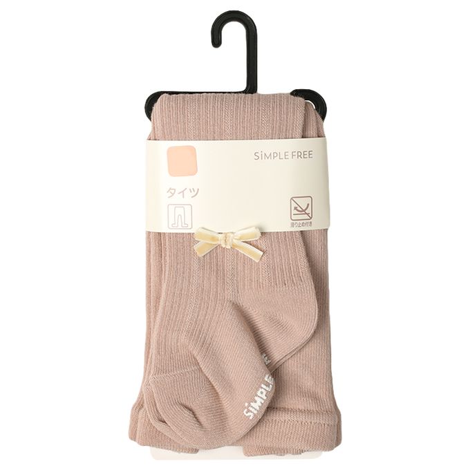 akachan honpo - 褲襪-蝴蝶結-粉紅色