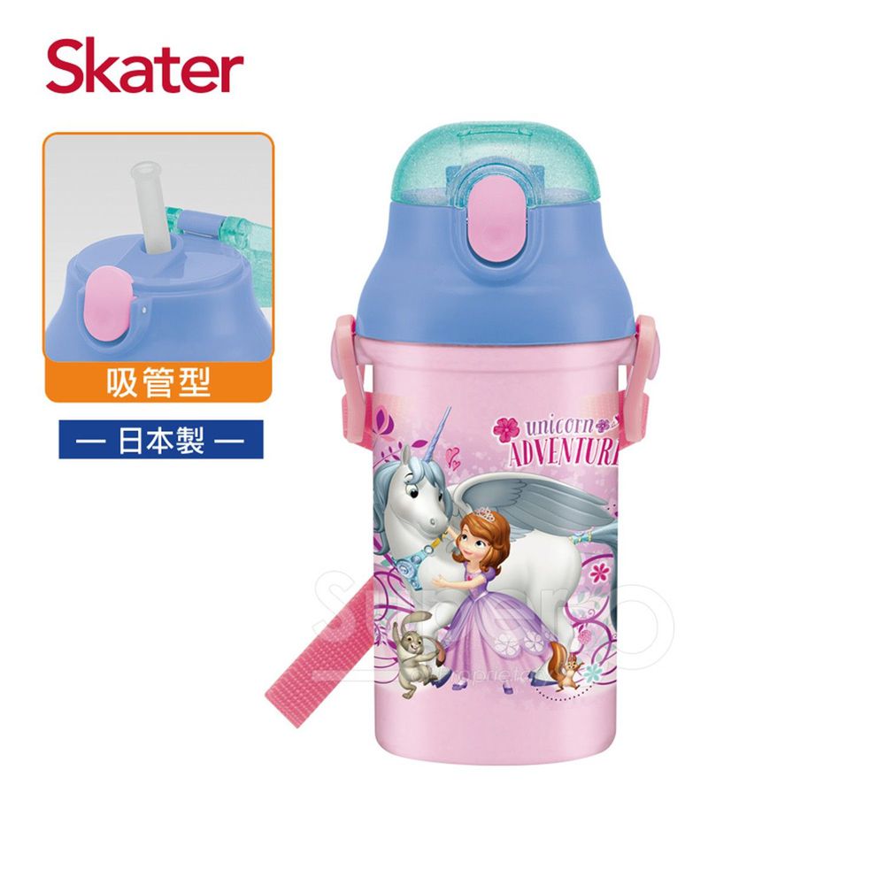 日本 SKATER - 吸管冷水壺(400ml)兒童水壺-蘇菲亞Unicorn
