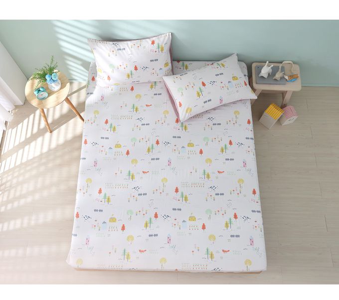 鴻宇 HongYew - 雙人兩用被套 美國棉授權品牌-小農場-米