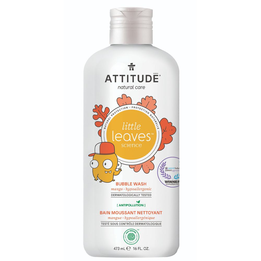 加拿大 ATTITUDE 艾特優 - 兒童泡泡浴-芒果-473ml