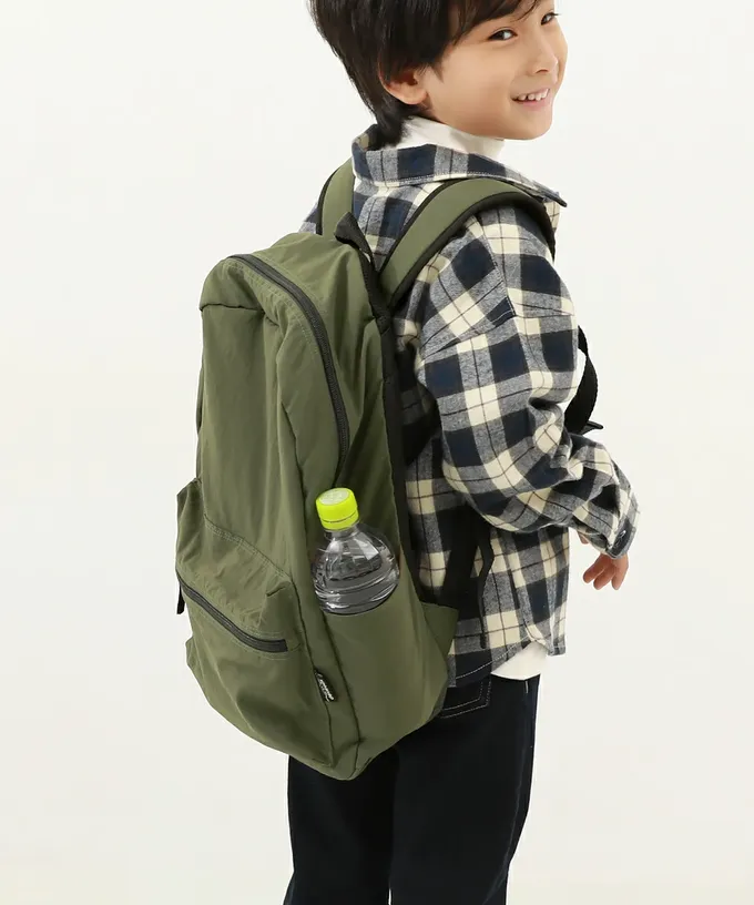 日本 devirock - 飽和色輕量舒適大容量休閒背包-紫 (約28x37x12cm)