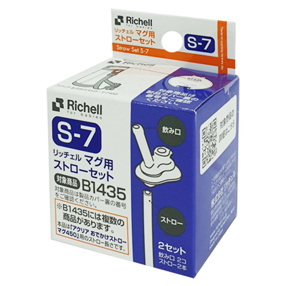 日本 Richell 利其爾 - 冷水壺吸管配件_2組入
